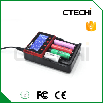 4 slots Universal battery charger single lithium battery smart charger
