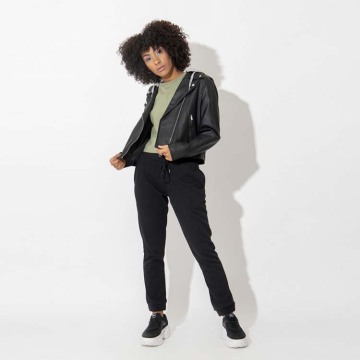 Winter keep warm comfortable long sleeve fashion quilt motor women pu jacket