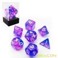 Bescon  New Moonstone Dice Orchid, Polyhedral Dice Set of 7