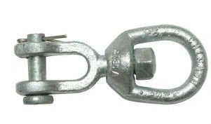 High quality forged carbon steel jaw end swivels