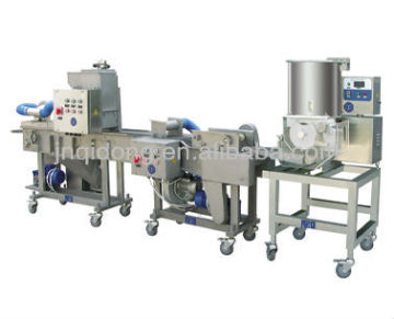 Hamburger meat patty production line