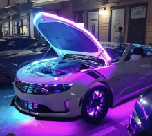 6pcs Car Underglow Light Kit with APP Control - Flexible Dream Color Neon Underbody Lights