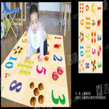 Rubber game play mat with custom printing