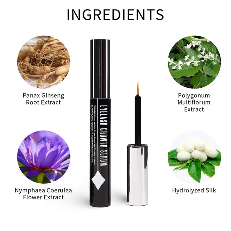 Custom Vegan Makeup OEM Eye Lash Eyelash Growth Serum