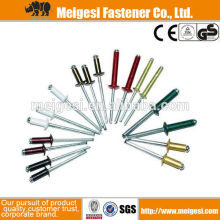 painted aluminum blind rivets-DIN7337