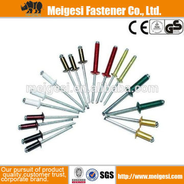 painted aluminum blind rivets-DIN7337