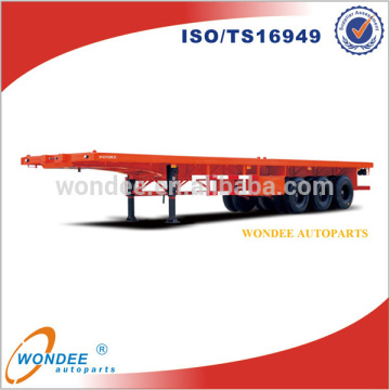 Factory 3 Axles Flatbed Semi Trailers for Sale