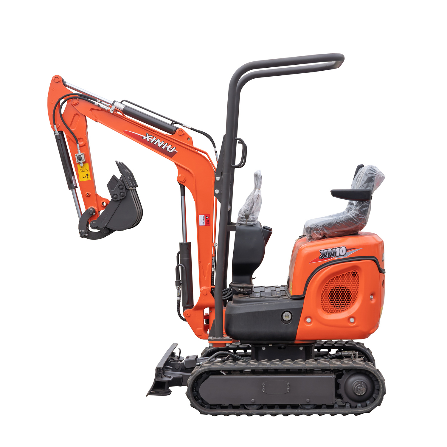 1 ton small digger mini excavator with rubber track