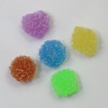 Mix Light Color Multi Shape Heart Square Round Resin Beads Slime For Handmade Craft Decor Charms DIY Girls Hair Accessories