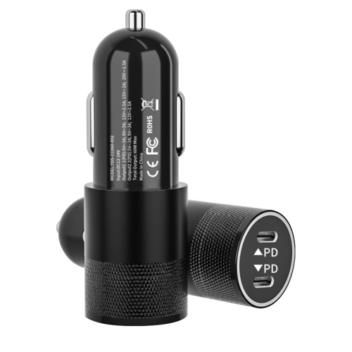 60W Top Sale Car Charger for Mobile Phone