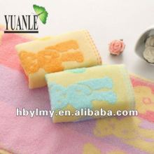 Bright Colored Bamboo fiber Jacquard Children Face Towel