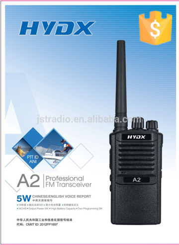 HYDX A2 vhf uhf radio handheld transceiver