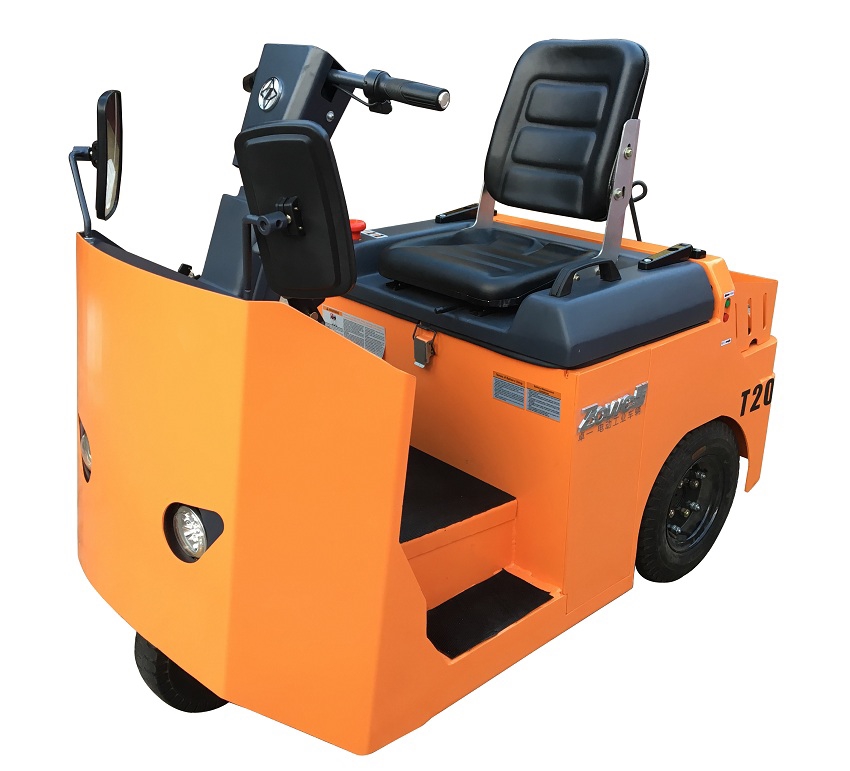2000kg electric towing tractor sitting on type