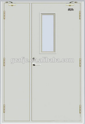 Guangzhou fire rated steel or stainless steel door, fire resist doors