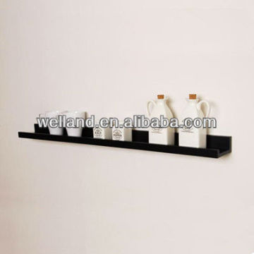 Wood floating wall shelf photo ledge C