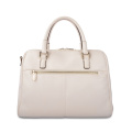 Sac fourre-tout en cuir pour femmes de tous les jours, beige