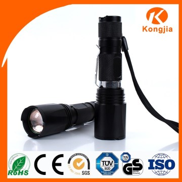 800Lm Zoom Flashlight LED Electric Charge Torch Light On Bicycle