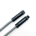 M8 12mm 8pin Panel Mounting Waterproof Connector Cable