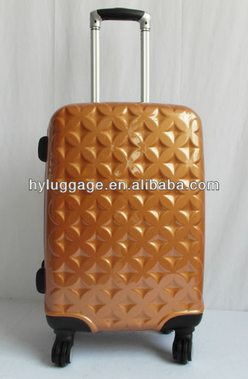 side lock hard shell trolley luggage case