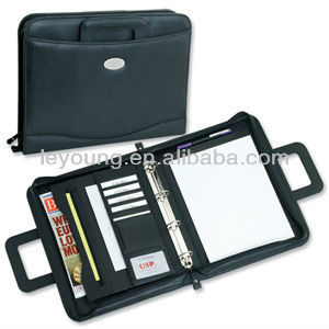 Koskin Leather master document case with handle