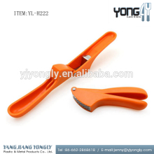 With plastic handle mesh presser Stainless Steel Garlic Press