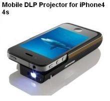 High Bright Dlp Pico Mini Projector For Iphone With Usb , Charging Battery
