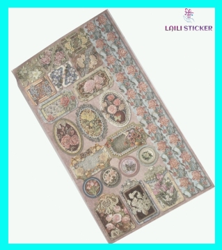 adhesive sticker / pressure-sensitive sticker/non-setting adhesive