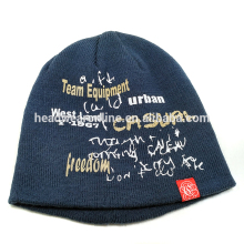 Cheap Custom Mens Knitted Winter pritted knitted keep warm Caps