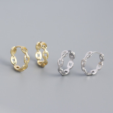 High Quality Hypoallergenic Gold Plated Vermeil Hoop Earrings for Women