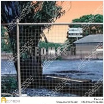 galvanized chicken wire fence