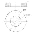 Anillos de cerámica piezoeléctricos de superpotencia