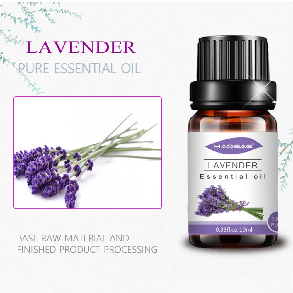 100%safi ya asili lavender ya ngozi muhimu ya mafuta ya ngozi