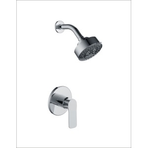 Round in-wall Concealed Single Function Shower Mixer