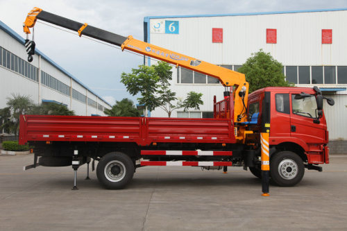 HBQZ Factory Supply 6.3tons Small Crane Hydraulic Truck Mounted Crane