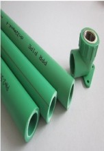 Plastic pipe /white color PPR pipe for water supply system