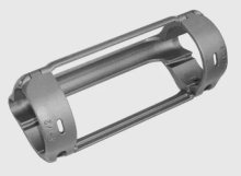 Oil cable centralizer cast