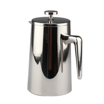 Double Wall Stainless Steel Mirror Finish Coffee Maker