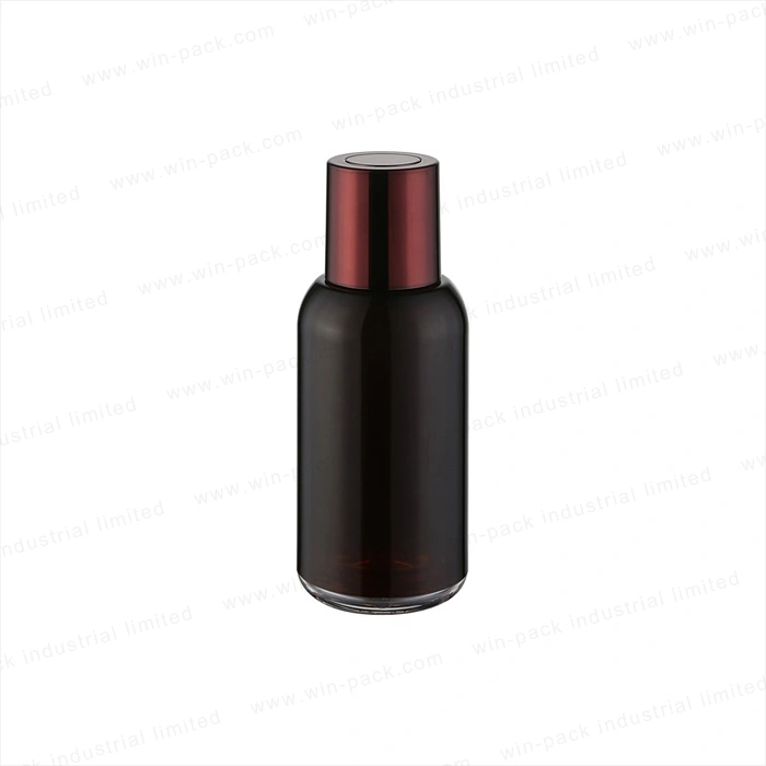 Winpack New Type Cosmetic Acrylic Serum Amber Bottle with Press Pump Dropper Cap