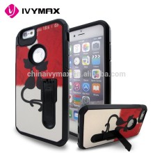 heavy duty case for iphone 6 tpu pc carrying mobile phone case