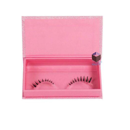 Silver Foil Rectangle Eyelashes Paper Box