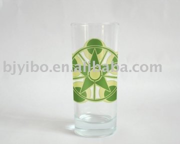 Glassware with Heat sublimation logo