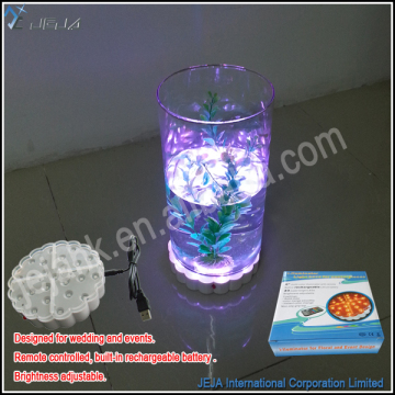 Modern deisgn bottle glorifier acrylic led light base for Ice Bucket