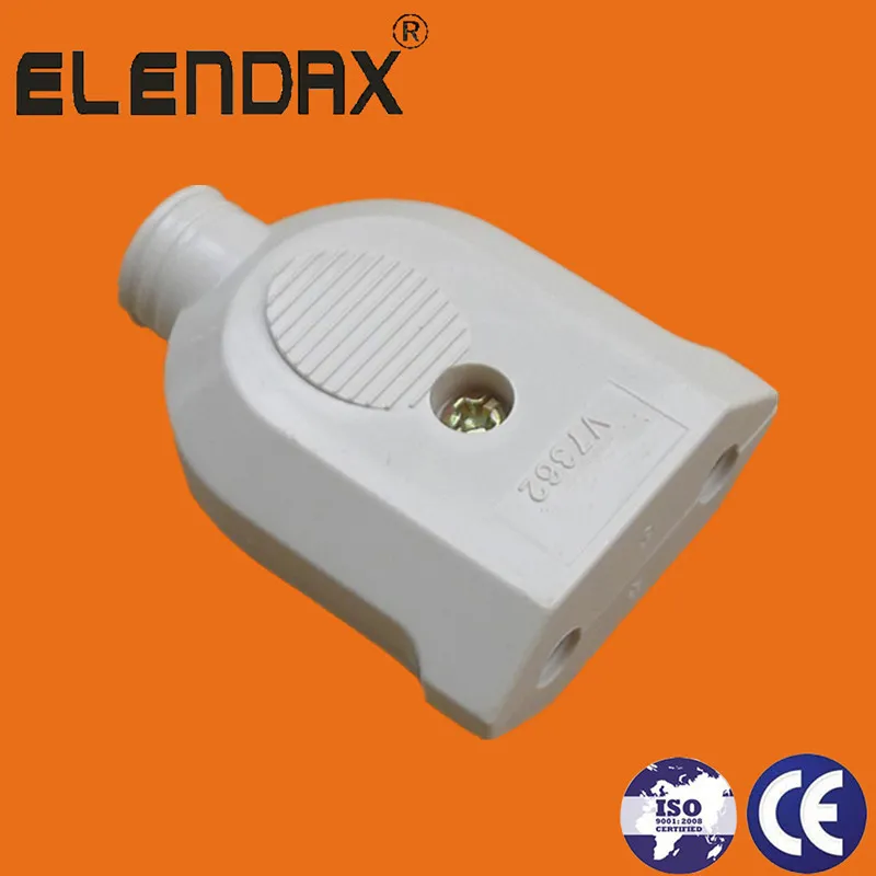 European Style 2 Pin Power Plug (P7052)