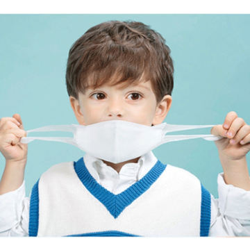 gezichtsmasker kinderen met blauw