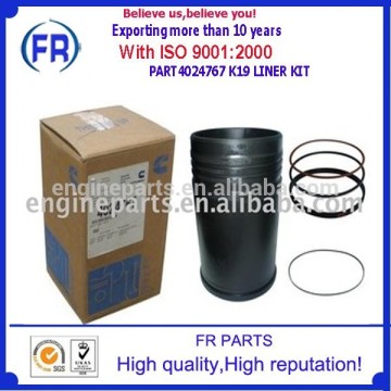ENGINE PARTS SPARE PARTS TRUCK PARTS K19 kit cyl liner 4024767.