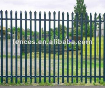 W pales palisade fence