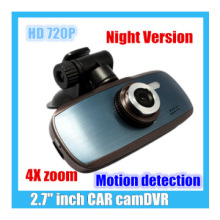 HD 720P car electronics Car DVRs with 2.7inch + 4 times zoom car DVR