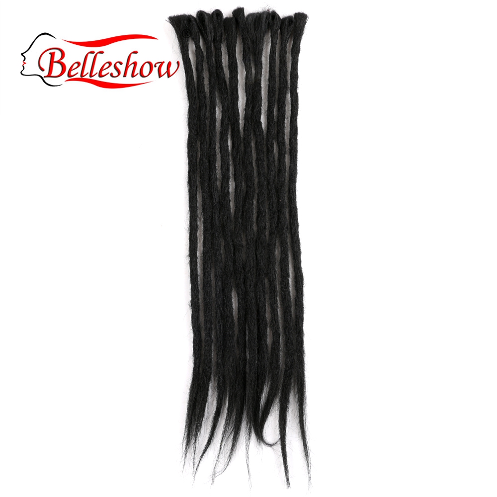 Hot sell wholesale 20inch  soft dreadlock braids Dreadlocks Hair Extensions synthetic dreadlock