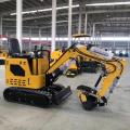 1TON HYDRAULIC ใช้ MINI Excavator ราคาขาย