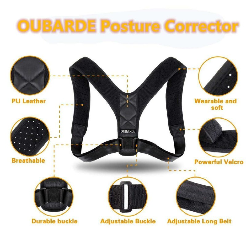 Axelbaksäck Brace Posture Support Strap for Posture